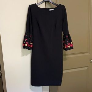 Black and Floral Dress